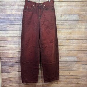 BDG Red Barrel Jean Size 24
